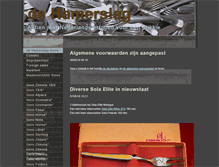 Tablet Screenshot of dehamerslag.nl